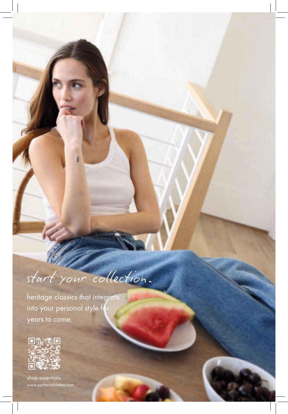 Editorial spread inviting shoppers to start their collection
