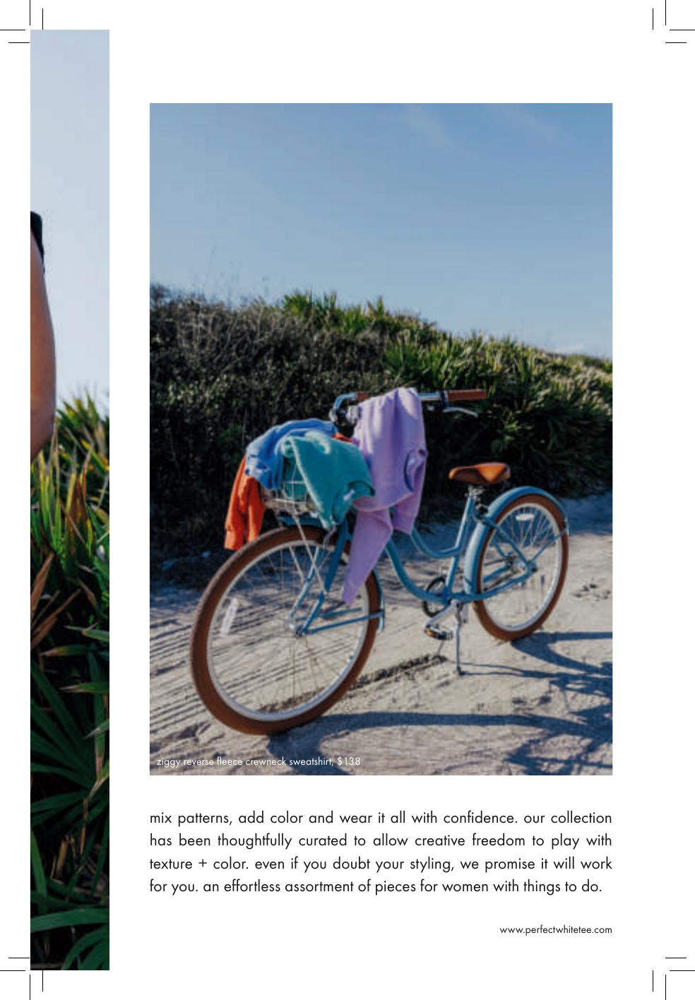 Mini Ziggy editorial spread from the Summer 2026 lookbook