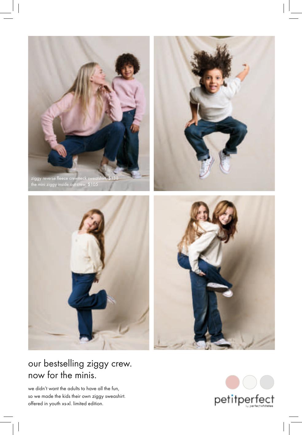 Bestselling Ziggy crew for the minis spread